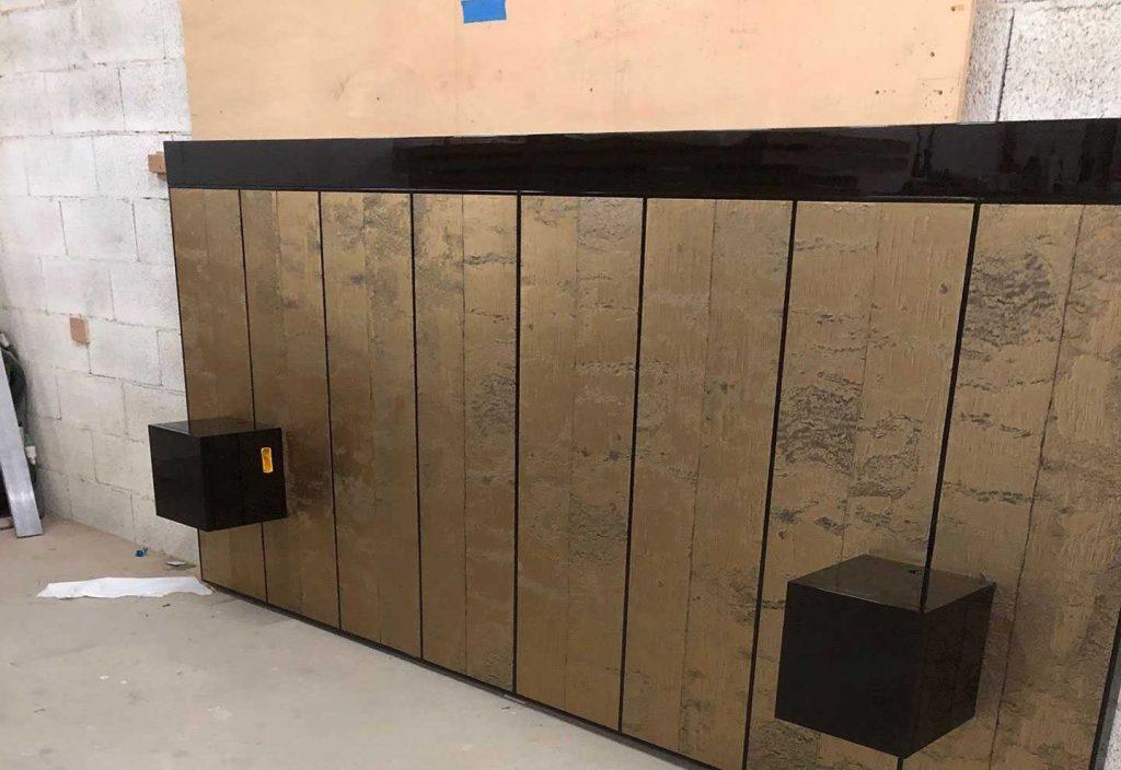 tete de lit sur mesure finition chr