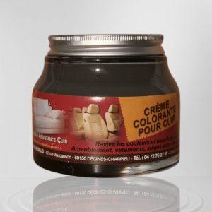 crème colorante pour cuir gris foncé