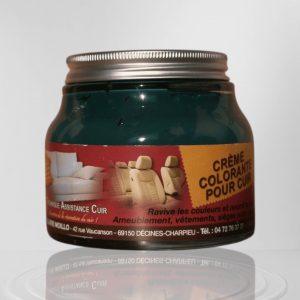 crème colorante pour cuir vert