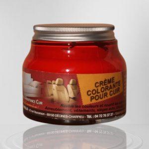 crème colorante pour cuir rouge écarlate