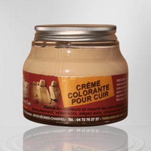 crème colorante pour cuir beige