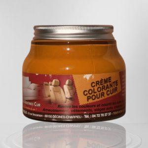 crème colorante pour cuir jaune moutarde
