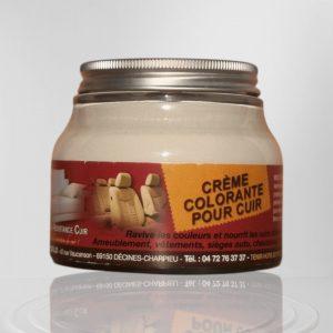 crème colorante pour cuir blanche