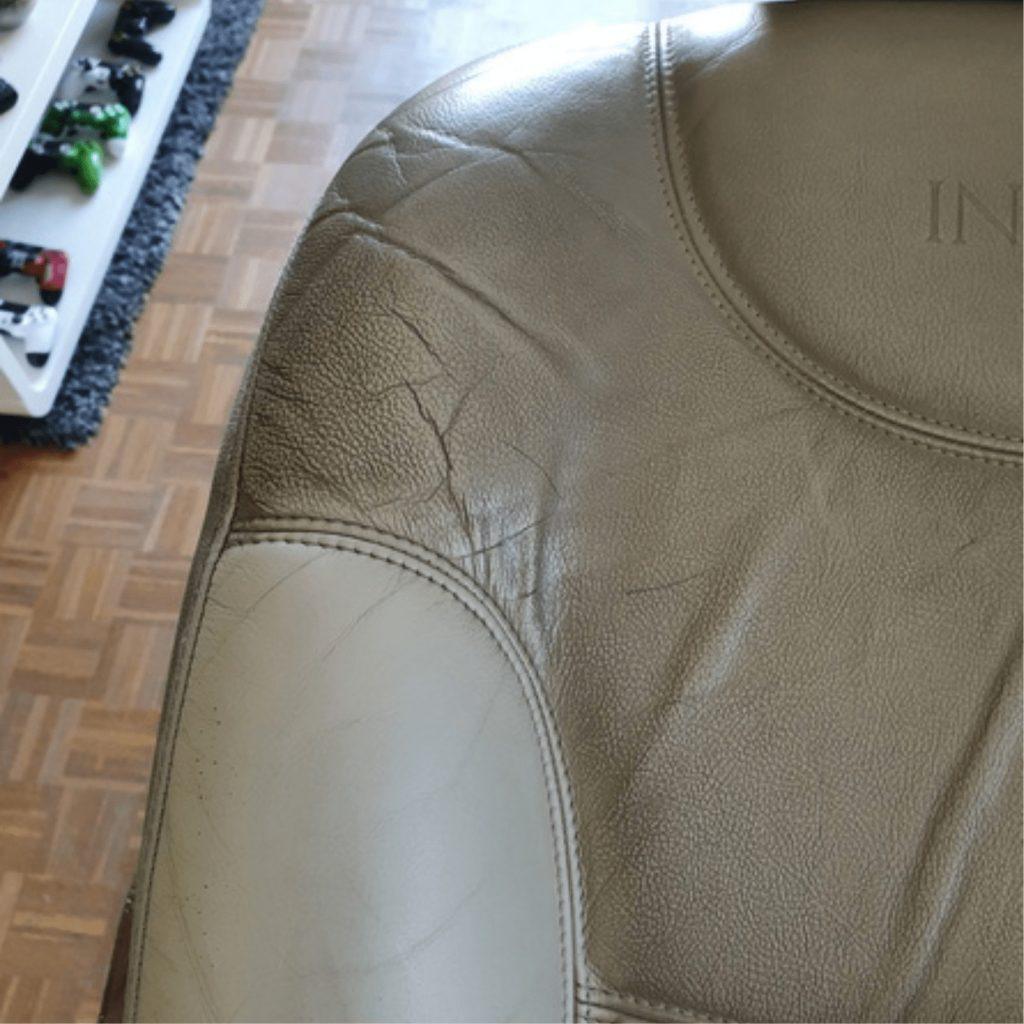 cuir encrassé entretien