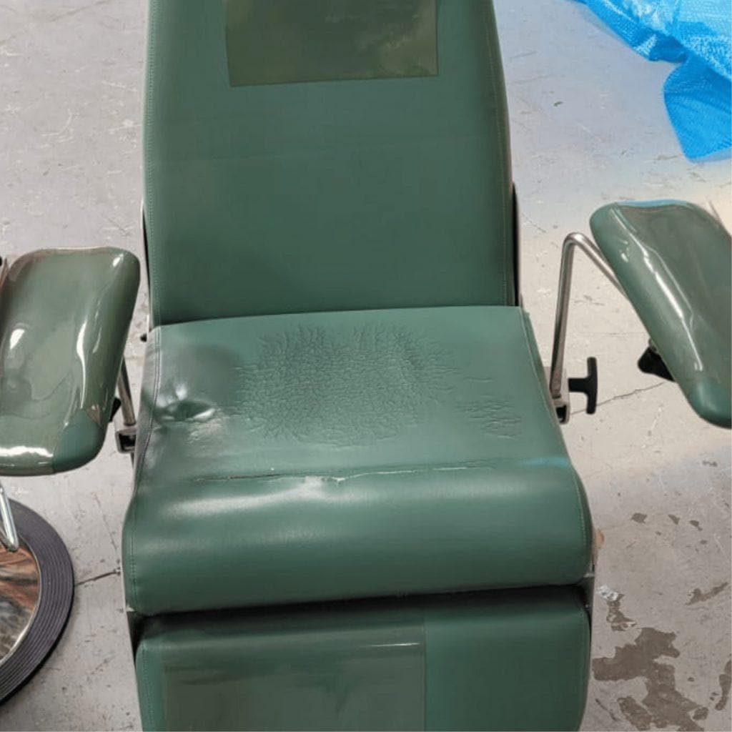 sellerie médicale usé