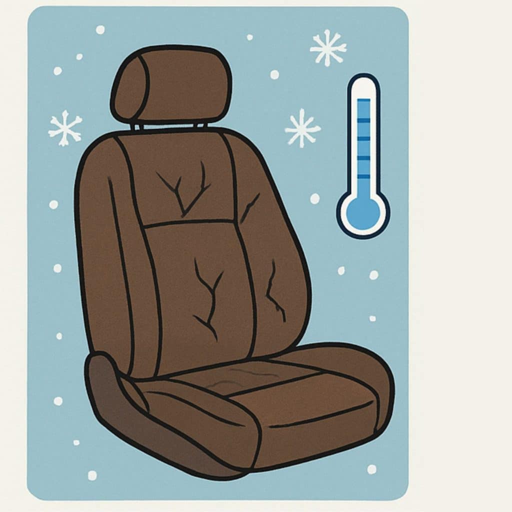 réaction cuir au froid