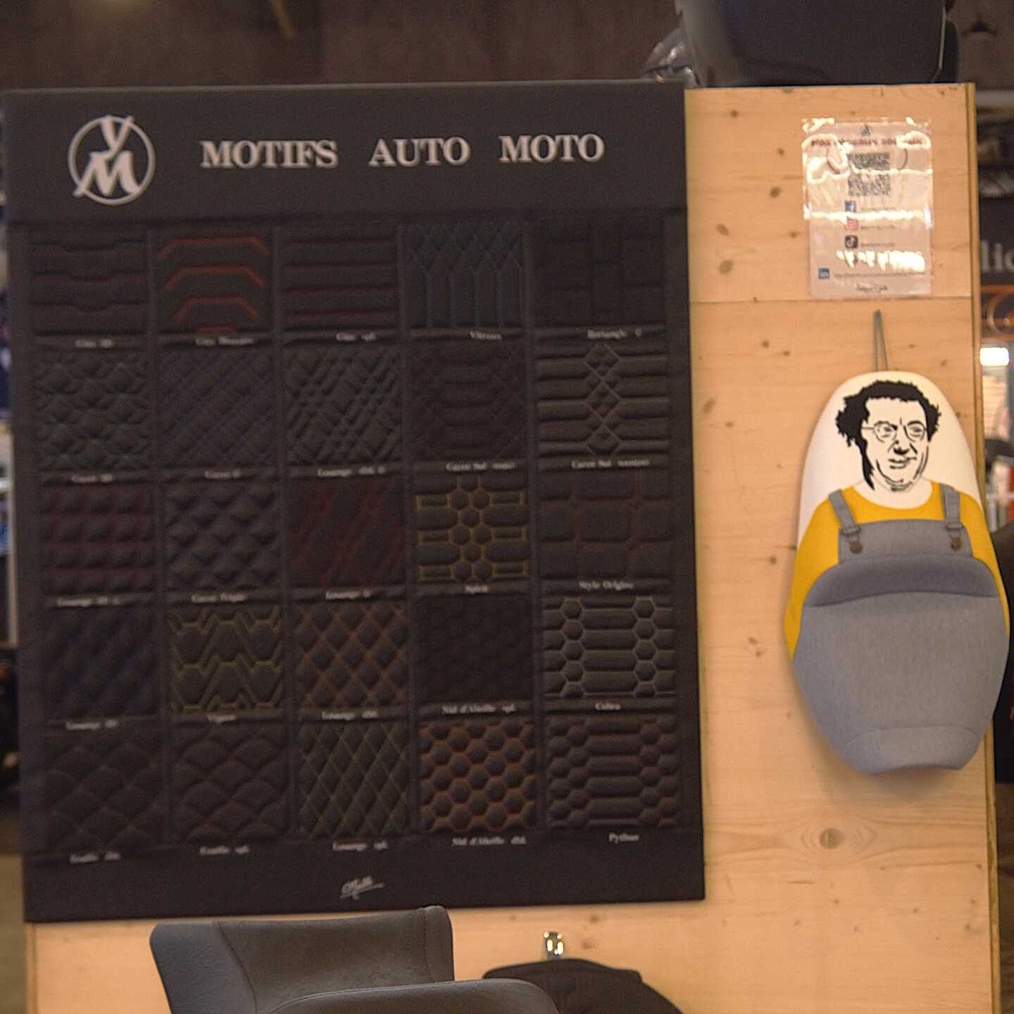 Salon du 2 roues 2025 5 5 personnalisation de selle moto adaptés